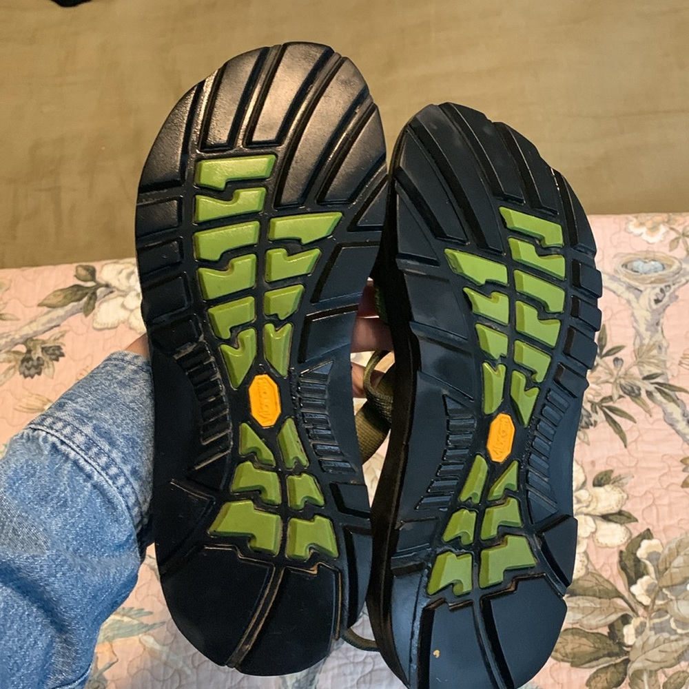 Chaco Black and Green Strappy Sandals - Picture 4 of 4